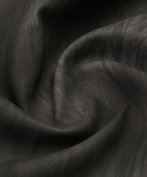 LUXSTYLE（ラグスタイル）の「PUレザーワイドジャケット（ライダースジャケット・メンズ・ブラック/ブラウン・L/M）」の20枚目の写真