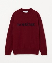 INTARSIA LOGO KNIT