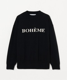 INTARSIA LOGO KNIT