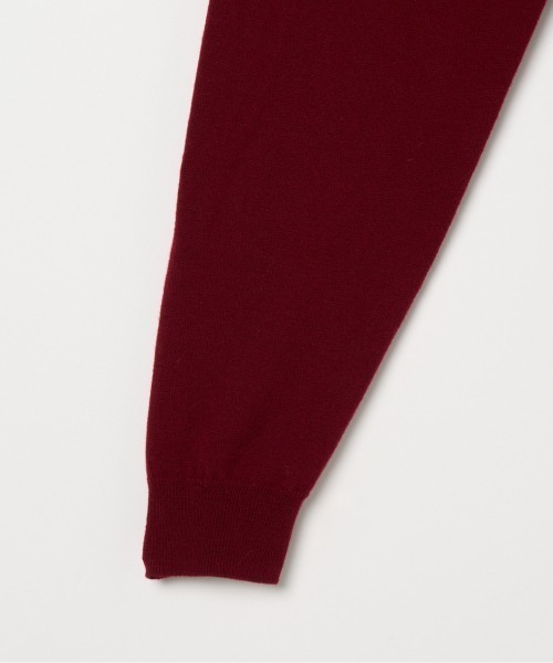 HELIOPOLE（エリオポール）の「INTARSIA LOGO KNIT（ニット/セーター・レディース・ボルドー/ブラック/グレー・38）」の11枚目の写真