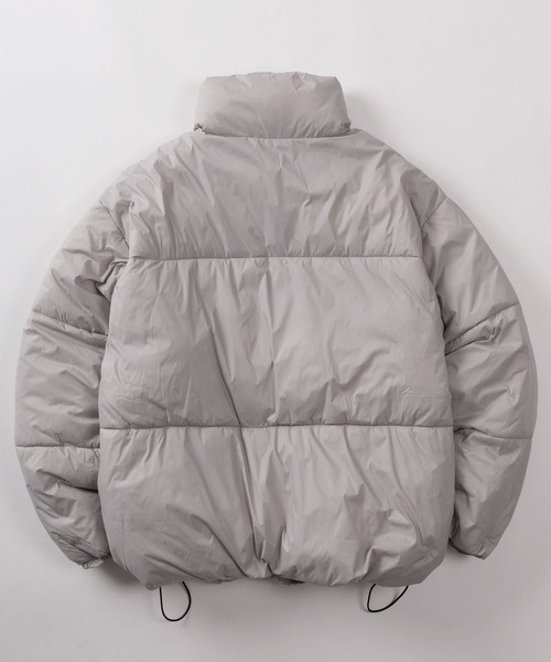 make a ray!（メイク ア レイ！）の「【88】ナイロン ファイバーダウン スタンド ジャケット（ダウンジャケット/コート・メンズ・ブラック/グレー・M/L/XL）」の3枚目の写真