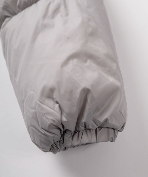 make a ray!（メイク ア レイ！）の「【88】ナイロン ファイバーダウン スタンド ジャケット（ダウンジャケット/コート・メンズ・ブラック/グレー・M/L/XL）」の7枚目の写真