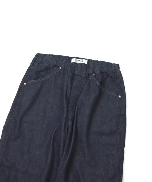 OMNIGOD（オムニゴッド）の「[OMNIGOD womens / オムニゴッド] 8ozデニム ルーズイージーペインターパンツ（デニムパンツ・レディース・ワンウォッシュ・1/0）」の19枚目の写真