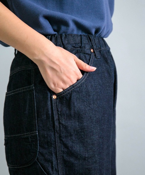 OMNIGOD（オムニゴッド）の「[OMNIGOD womens / オムニゴッド] 8ozデニム ルーズイージーペインターパンツ（デニムパンツ・レディース・ワンウォッシュ・1/0）」の15枚目の写真