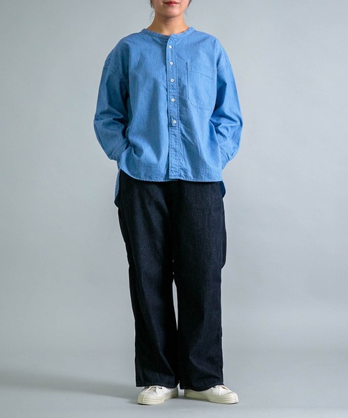 OMNIGOD（オムニゴッド）の「[OMNIGOD womens / オムニゴッド] 8ozデニム ルーズイージーペインターパンツ（デニムパンツ・レディース・ワンウォッシュ・1/0）」の7枚目の写真