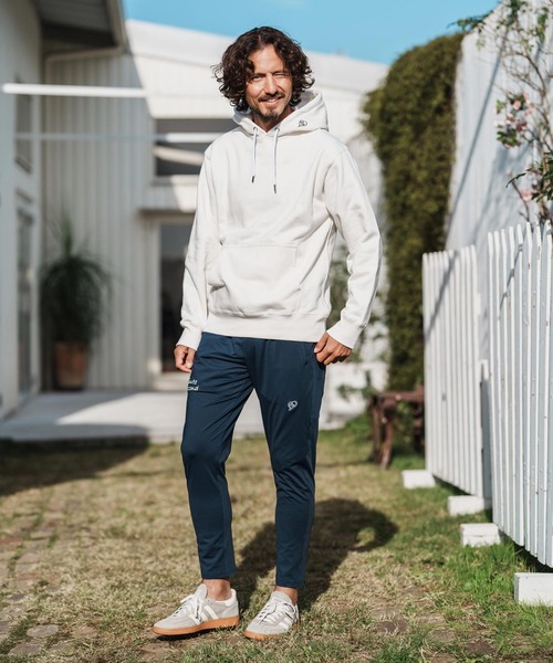 1minute 1second(ワンミニットワンセカンド)の「mpa4004-12oz heavy weight hoodie with heart patch パーカー(1M26H210)(パーカー・メンズ・ブラック/ブラック×ピンク/ホワイト・S/M/L/XL)」の6枚目の写真