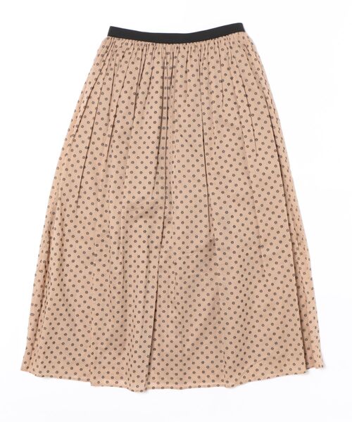 LA MARINE FRANCAISE（マリン フランセーズ）の「別注フロッキープリントギャザースカート（スカート・レディース・ベージュ/ネイビー・FREE）」の8枚目の写真