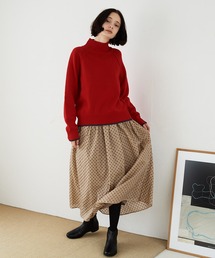 LA MARINE FRANCAISE | 別注フロッキープリントギャザースカート(スカート)