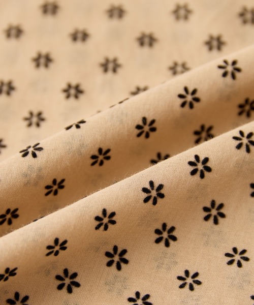 LA MARINE FRANCAISE（マリン フランセーズ）の「別注フロッキープリントギャザースカート（スカート・レディース・ベージュ/ネイビー・FREE）」の5枚目の写真