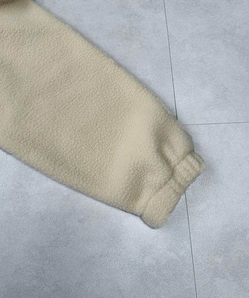 lulufa(ルルファ)の「ルーズハーフジップ スタンドネックプルオーバー(スウェット・レディース・アイボリー/チャコール・MEDIUM/LARGE)」の21枚目の写真