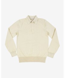 sortie（ソルティ）の「14gg Polo Collar Knit (Beige)（ニット/セーター）」