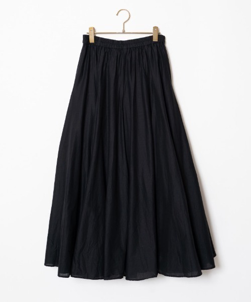 mizuiroind（ミズイロインド）の「[mizuiro ind/ミズイロインド] ボリュームフレアロングスカート（スカート・レディース・ブラック/オフホワイト・F）」の21枚目の写真
