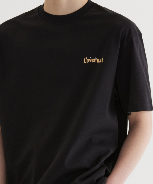 COVERNAT(カバーナット)の「クールコットンサーフィンモーショングラフィックTシャツブラック(Tシャツ/カットソー・レディース・その他・X-SMALL/SMALL/X-LARGE/MEDIUM/LARGE/XX-LARGE)」の7枚目の写真
