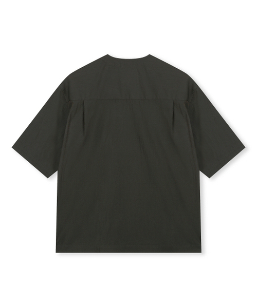 BESLOW（ビースロー）の「[ビスルーXデリック]クランクルカラーなしシャツチャコール（シャツ/ブラウス・メンズ・その他・SMALL/MEDIUM/LARGE/X-LARGE）」の6枚目の写真