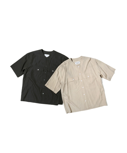 BESLOW（ビースロー）の「[ビスルーXデリック]クランクルカラーなしシャツチャコール（シャツ/ブラウス・メンズ・その他・SMALL/MEDIUM/LARGE/X-LARGE）」の7枚目の写真