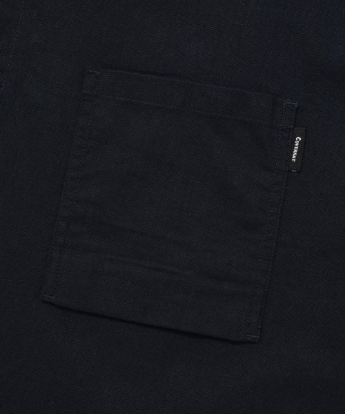COVERNAT（カバーナット）の「リネンプルオーバーハーフシャツネイビー（シャツ/ブラウス・レディース・その他・SMALL/LARGE/MEDIUM/X-SMALL）」の4枚目の写真