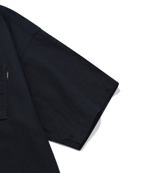 COVERNAT（カバーナット）の「リネンプルオーバーハーフシャツネイビー（シャツ/ブラウス・レディース・その他・SMALL/LARGE/MEDIUM/X-SMALL）」の5枚目の写真