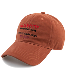 WICK（ウィック）の「LEON VEITTE Cotton Peach ballcap-light brown（キャップ）」