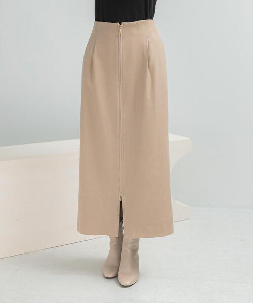 URBAN RESEARCH ROSSO WOMEN（アーバンリサーチ　ロッソ）の「『UR TECH』後ゴムスリットストレートスカート（スカート・レディース・ブラック/ベージュ・36/38）」の6枚目の写真