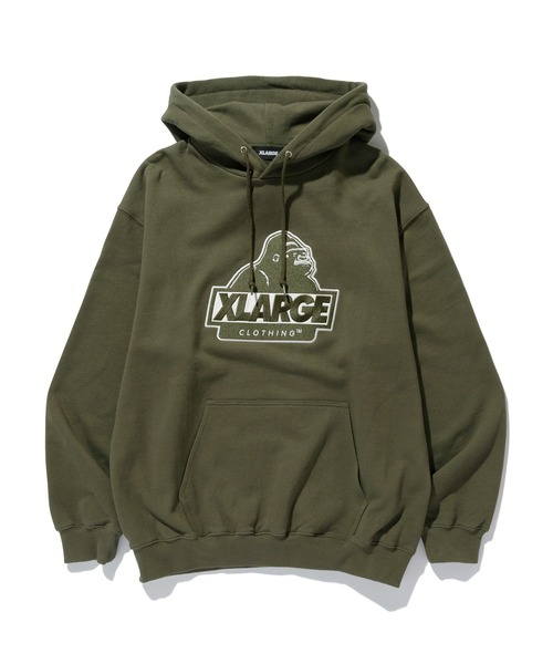 XLARGE（エクストララージ）の「SLANTED OG PULLOVER HOODED SWEATSHIRT（パーカー・メンズ・ベージュ/ブラック/オリーブ/アッシュ・S/M/L/XL）」の18枚目の写真