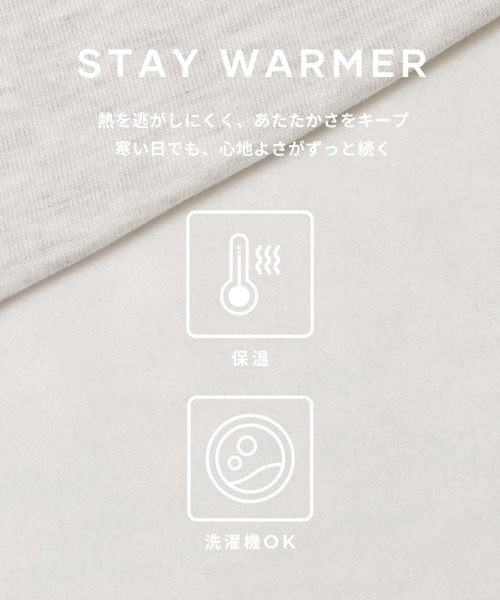 coca(coca)(コカ)の「【DAILY WARM】裏起毛スウェットワンピース(ワンピース・レディース・オートミール/ネイビー・S/M/L)」の3枚目の写真