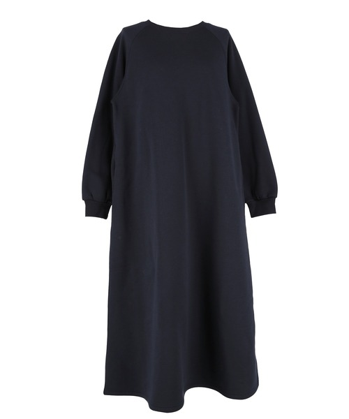 coca(coca)(コカ)の「【DAILY WARM】裏起毛スウェットワンピース(ワンピース・レディース・オートミール/ネイビー・S/M/L)」の21枚目の写真