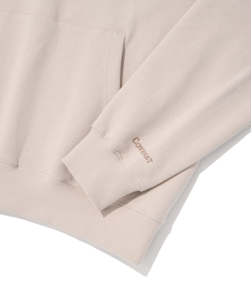 COVERNAT(カバーナット)の「シグニチャーシンボルフードパーカーグレージュ(パーカー・レディース・その他・SMALL/X-LARGE/MEDIUM/LARGE)」の2枚目の写真