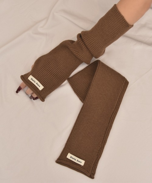 VIBGYOR Women（ヴィブジョー　ウィメン）の「【float】《推し活/推しカラー/メンカラ》リブニット デザイン アームカバー/アームウォーマー【12色展開】（アームカバー・レディース・パープル/ホワイト/ブラウン/ピンク/レッド/ブラック/グレー/ブルー/ベージュ/グリーン・FREE）」の17枚目の写真