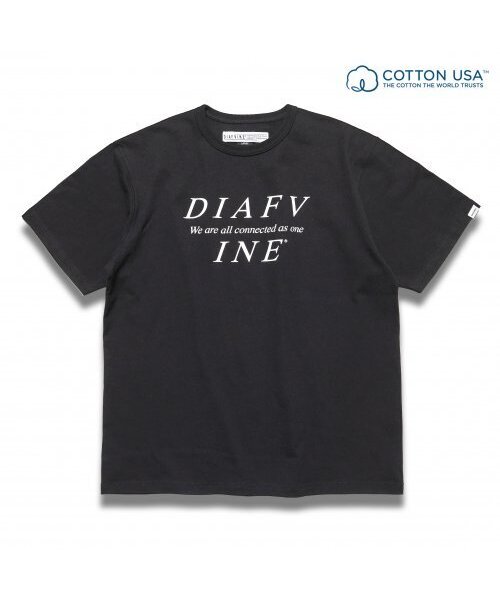DIAFVINE(ディアフバイン)の「DV.LOT 635 Logo Tee / TYPE-2 -BLACK-(Tシャツ/カットソー・メンズ・その他・LARGE/MEDIUM/X-LARGE)」の1枚目の写真