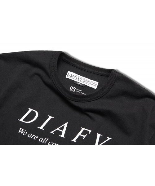DIAFVINE(ディアフバイン)の「DV.LOT 635 Logo Tee / TYPE-2 -BLACK-(Tシャツ/カットソー・メンズ・その他・LARGE/MEDIUM/X-LARGE)」の3枚目の写真