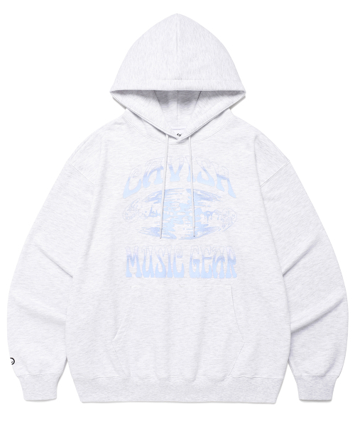 MUSIC GEAR HOODIE LIGHT GREY (CV2FSUM403A)