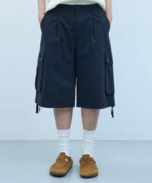 BERMUDA CARGO PANTS [BLACK]
