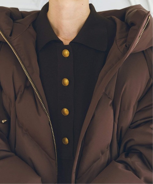 DUNO（デュノ）の「《追加3・NOBLE別注》DUNO/デュノ PEGGIE(ペギー)（ダウンジャケット/コート・レディース・ブラウン・MEDIUM/SMALL）」の3枚目の写真