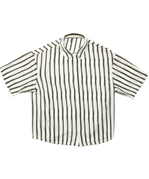 THE GREATEST（ザ　グレイテスト）の「Stripe Shirt Black（シャツ/ブラウス）」