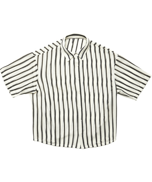 THE GREATEST（ザ　グレイテスト）の「Stripe Shirt Black（シャツ/ブラウス・メンズ・その他・FREE）」の2枚目の写真