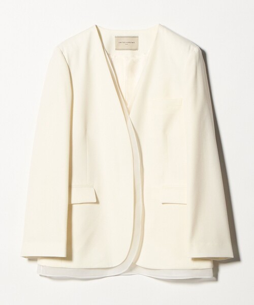 ユナイテッドアローズ✳︎ニットジャケット　ホワイト 楽天市場】【SALE／70%OFF】コットン ポリエステル ニットジャケット