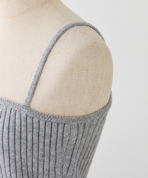 one after another NICE CLAUP（ワンアフターアナザーナイスクラップ）の「ケーブルニットアンサンブル（アンサンブル・レディース・アイボリー/杢グレー/ブラウン/ライトピンク・FREE）」の14枚目の写真