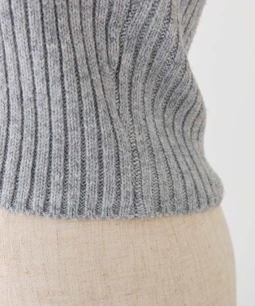 one after another NICE CLAUP（ワンアフターアナザーナイスクラップ）の「ケーブルニットアンサンブル（アンサンブル・レディース・アイボリー/杢グレー/ブラウン/ライトピンク・FREE）」の15枚目の写真