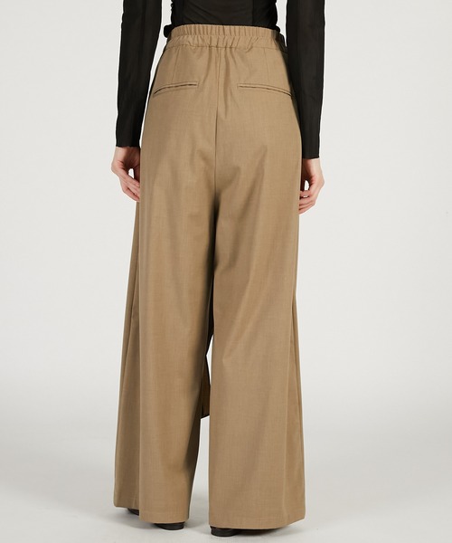 PRANK PROJECT（プランクプロジェクト）の「【Pre-Order】ウェーブドレープパンツ / Wave Drape Pants（その他パンツ・レディース・ブラック/マルチ/ベージュ・36/38）」の5枚目の写真