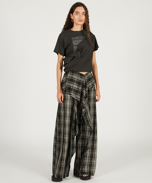 PRANK PROJECT（プランクプロジェクト）の「【Pre-Order】ウェーブドレープパンツ / Wave Drape Pants（その他パンツ・レディース・ブラック/マルチ/ベージュ・36/38）」の22枚目の写真
