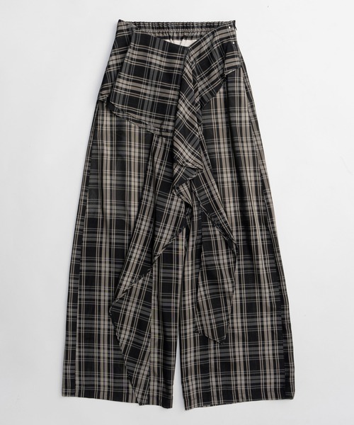 PRANK PROJECT（プランクプロジェクト）の「【Pre-Order】ウェーブドレープパンツ / Wave Drape Pants（その他パンツ・レディース・ブラック/マルチ/ベージュ・36/38）」の13枚目の写真