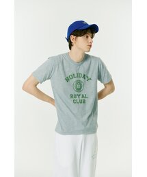 セミオーバーフィットロイヤルキャンパス半袖Tシャツグレー