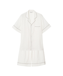 LUNALUZ STUDIO（ルナルス）の「Men's Marcel Dobby Cotton Short Sleeve Two Piece Pajamas（ルームウェア/パジャマ）」