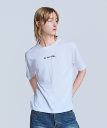 ベーシックロゴ半袖Tシャツ - ホワイト