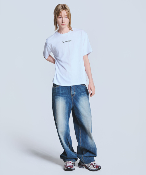 TEN PAST SEVEN（テン ファスト セブン）の「ベーシックロゴ半袖Tシャツ - ホワイト（Tシャツ/カットソー・メンズ・その他・SMALL/MEDIUM/LARGE）」の2枚目の写真