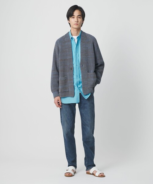 UNITED ARROWS（ユナイテッドアローズ）の「カイハラデニム スリムテーパード 5ポケット（デニムパンツ・メンズ・ライトブルー・M/S/L/XL）」の4枚目の写真