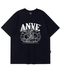 ANOTHER ARCHIVE（アナザーアーカイブ）の「フラワーズ ANVE 半袖Tシャツ_ネイビー（Tシャツ/カットソー）」