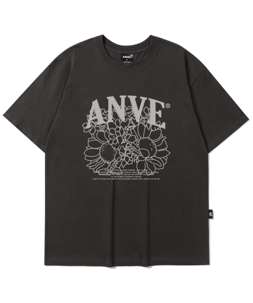 ANOTHER ARCHIVE(アナザーアーカイブ)の「フラワーズ ANVE 半袖Tシャツ_ネイビー(Tシャツ/カットソー・レディース・その他・LARGE)」の2枚目の写真