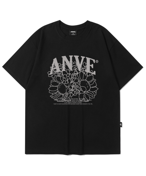 ANOTHER ARCHIVE(アナザーアーカイブ)の「フラワーズ ANVE 半袖Tシャツ_ネイビー(Tシャツ/カットソー・レディース・その他・LARGE)」の3枚目の写真