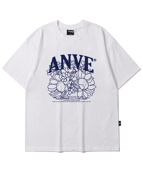 ANOTHER ARCHIVE(アナザーアーカイブ)の「フラワーズ ANVE 半袖Tシャツ_ネイビー(Tシャツ/カットソー・レディース・その他・LARGE)」の4枚目の写真
